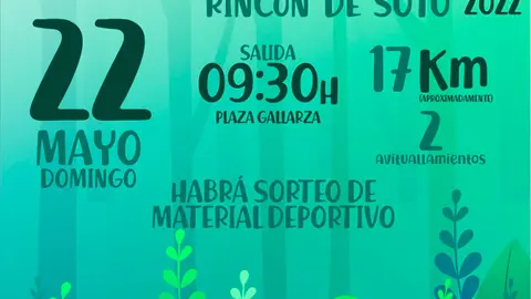 Cartel Marcha entre Sotos en Rinc&oacute;n de Soto