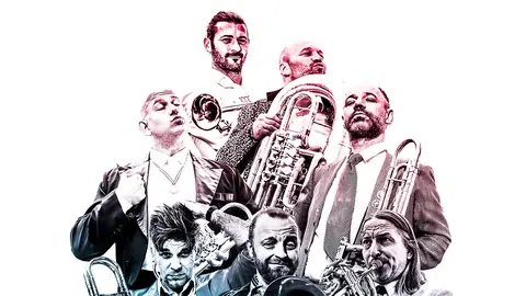 Banda Mnozil que tocar&aacute; en Ribaforada el 11 de junio
