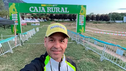 Tito Espada en Ayegui tras su segundo puesto