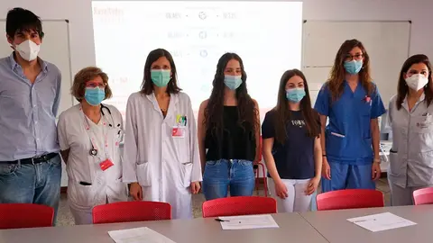 Foto participantes estudio salud sexual IES Valle del Ebro
