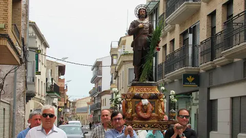 Procesi&oacute;n de San Isidro labrador en Murchante, s&aacute;bado 14 de mayo