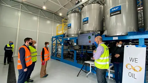 SKF abre su planta de reciclaje
