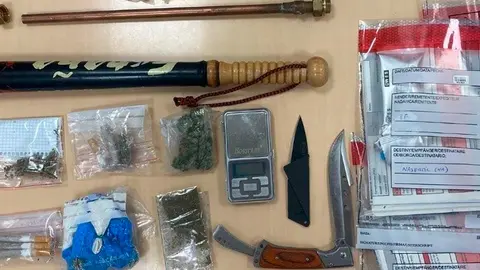 Objetos sustra&iacute;dos en el control de Marcilla