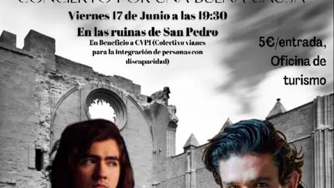 Concierto solidario de tenor y piano en Viana