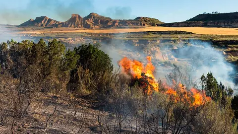 Bardenas incendio Eguaras 2022 1