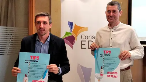 Sergio Villava, Director Gerente de Consorcio EDER, junto a Eusebio Saez, Presidente de la Comisi&oacute;n Ejecutiva de Consorcio EDER