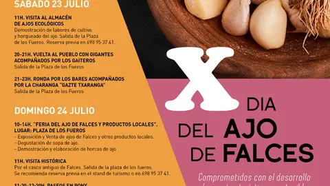 X D&iacute;a del Ajo de Falces 2022
