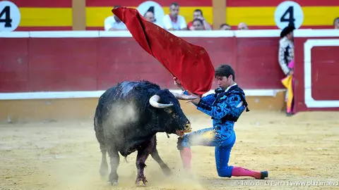Cayetano Rivera en la plaza de toros de Tudela 2019