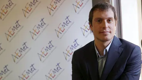Peio Oria Iriarte, representante de la Agencia Estatal de Meteorolog&iacute;a, AEMET en Navarra