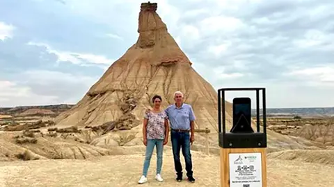 El nuevo soporte Turs Selfie Experience que ha incorporado Bardenas Reales