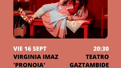 Espect&aacute;culo en Tudela 'Pronoia' con Virginia Imaz Quijera