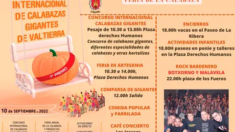 XIII Feria internacional de Calabazas Gigantes de Valtierra 2022