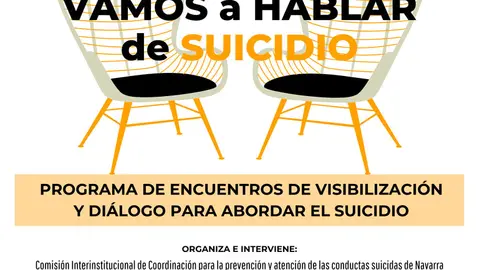Charla en Tudela &lsquo;Vamos a hablar de suicidio&rsquo;