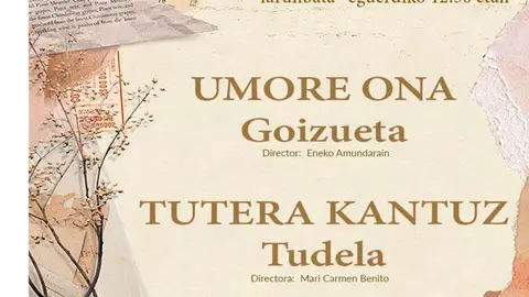Concierto Coral en Tudela a cargo de Umore Ona y Tutera Kantuz