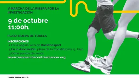 V Marcha &lsquo;La Ribera Contra el C&aacute;ncer por la investigaci&oacute;n&rsquo; en Tudela
