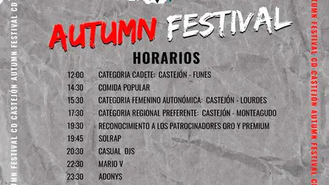 Autumn Festival 2022 en Castej&oacute;n