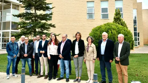 Alcaldes y alcaldesas socialistas de la zona comparecieron ante los medios de comunicaci&oacute;n