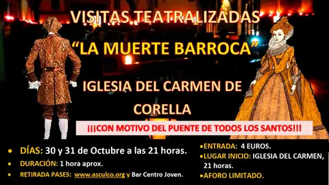 Visitas teatralizadas en Corella &lsquo;La muerte barroca&rsquo;