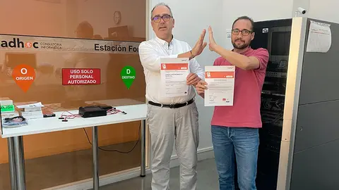 David Santamar&iacute;a y Alberto Conde