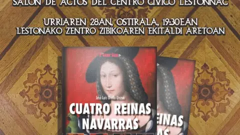 Charla en Tudela &lsquo;Cuatro Reinas Navarras&rsquo; con Jos&eacute; Luis Orella Unzu&eacute;