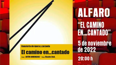 Concierto en Alfaro de &oacute;pera y zarzuela &lsquo;El camino en&hellip;cantado&rsquo;
