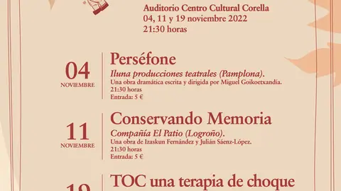 Teatro de Oto&ntilde;o 2022 en Corella