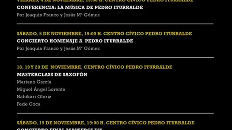 Pedro Iturralde In Memoriam 2022 en Falces