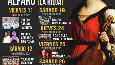 Santa Cecilia 2022 en Alfaro