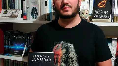 Diego Herrero, con su libro