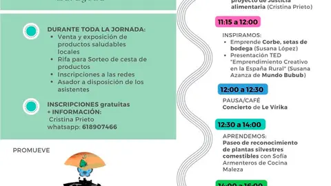 I Jornada Alimentaci&oacute;n saludable en el medio rural 2022 en Trasmoz