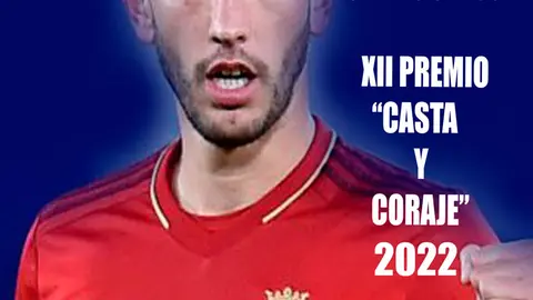 XII Premio Casta y Coraje 2022 de la Pe&ntilde;a Osasunista de Fusti&ntilde;ana