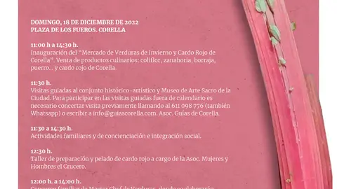 XIV Jornadas del Cardo Rojo 2022 en Corella