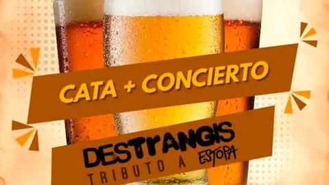 Cata de cervezas en Cadreita y tributo a Estopa