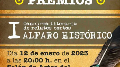 Entrega de premios en Alfaro del I Concurso literario de relatos cortos &lsquo;Alfaro hist&oacute;rico&rsquo;