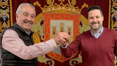 Jos&eacute; Luis Blanco, consejero de AN y Alejandro Toquero, alcalde de Tudela