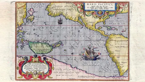 Ortelius - Maris Pacifici 1589