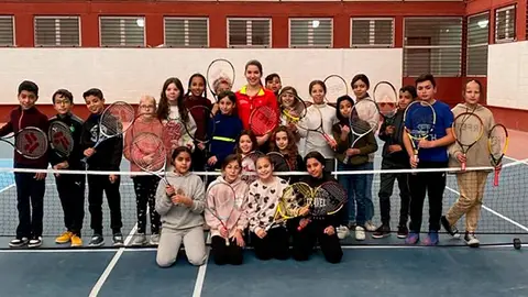 Luc&iacute;a Ibarrola colegio Fitero
