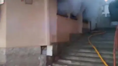 Incendio calle San Miguel