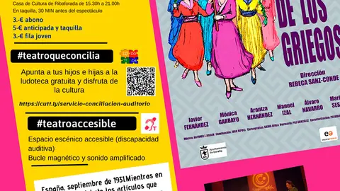 Ciclo Teatro amateur en Ribaforada &lsquo;A la manera de los griegos&rsquo;
