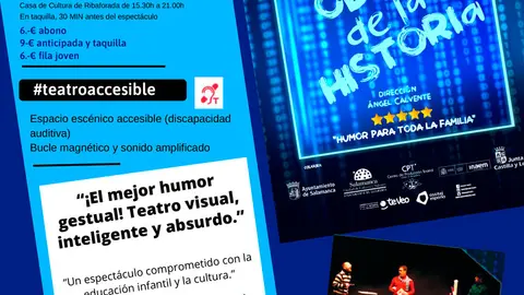 Ciclo Teatro en familia en Ribaforada &lsquo;La mejor obra de la historia&rsquo;