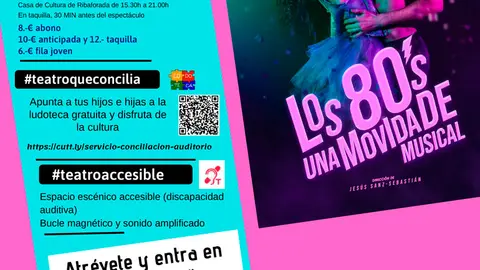 Espect&aacute;culo en Ribaforada &lsquo;Los 80s Una movida de musical&rsquo; con el grupo Candileja