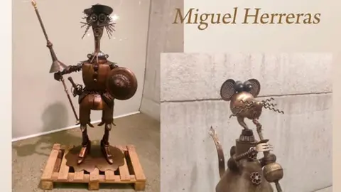 Exposici&oacute;n en Funes &lsquo;Chatarrearte&rsquo; de Miguel Herreras