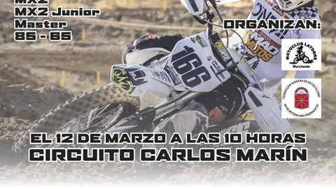 Campeonato Vasco Navarro Aragon&eacute;s de motocross 2023 en Murchante