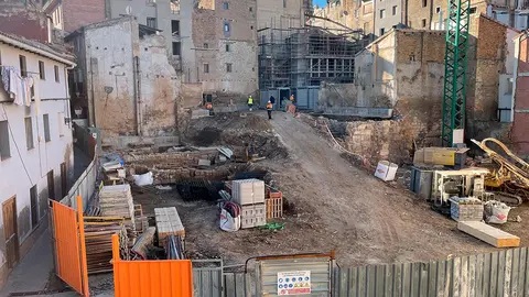 Obras entorno Horno Coscol&iacute;n