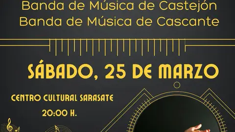 Encuentro de Bandas en Castej&oacute;n Banda de M&uacute;sica de Castej&oacute;n y Banda de M&uacute;sica de Cascante