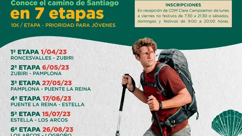 Etapas &lsquo;Buen Camino de Santiago&rsquo; 2023 en Tudela