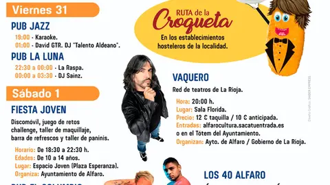 Fiestas de la juventud 2023 en Alfaro