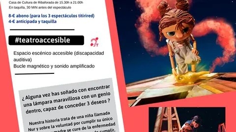Titirired 2023 en Ribaforada &lsquo;La l&aacute;mpara maravillosa&rsquo;