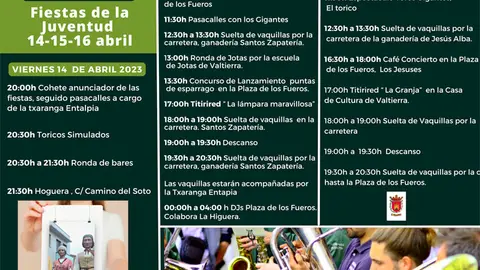 Fiestas de la juventud 2023 en Valtierra