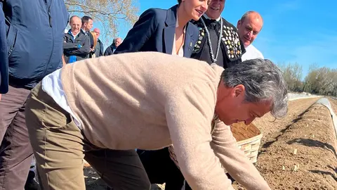 Carles Abell&aacute;n, recogiendo el primer Esp&aacute;rrago de Navarra
